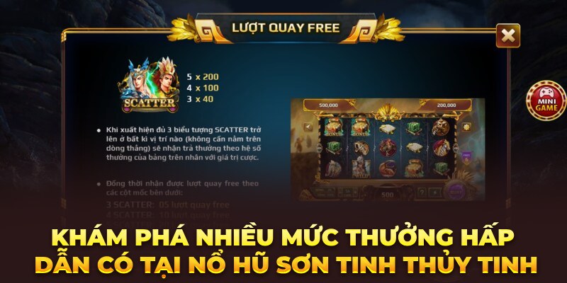 Kinh Nghiệm Đầu Tư Nổ Hũ Sơn Tinh Thủy Tinh Làm Giàu Nhanh Khám phá nhiều mức thưởng hấp dẫn có tại game nổ hũ ăn tiền